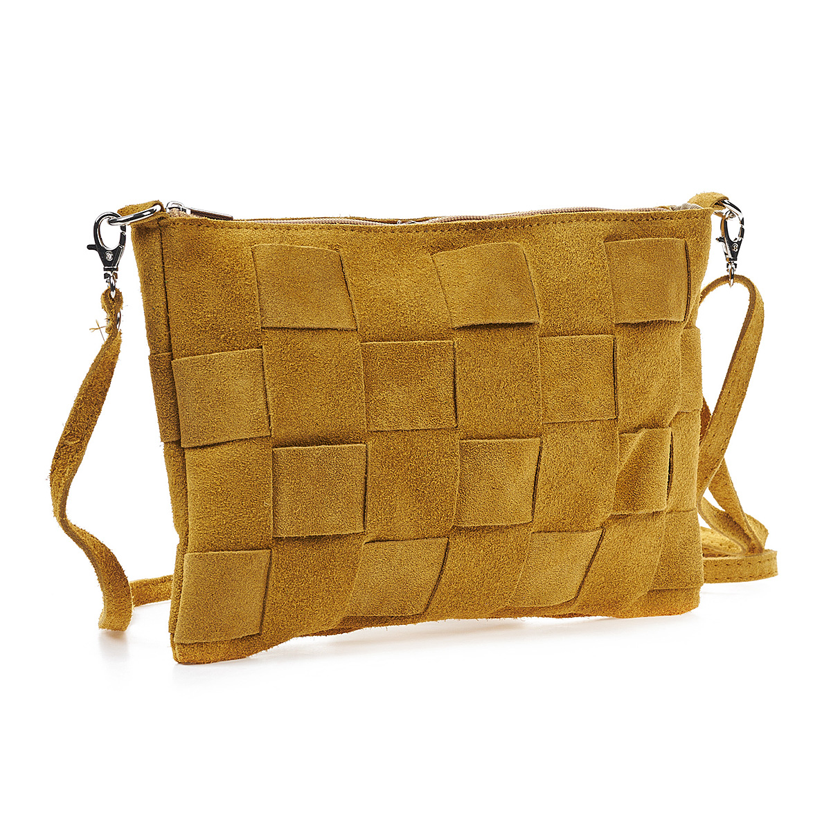 Sequoia Δερμάτινο σουέτ χιαστί τσαντάκι seq-16-1000 Μπλε