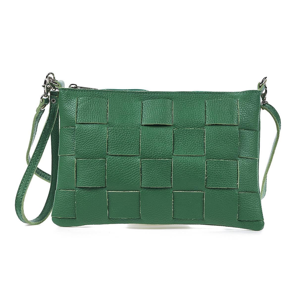 Sequoia Δερμάτινο σουέτ χιαστί τσαντάκι seq-16-1001 πράσινο