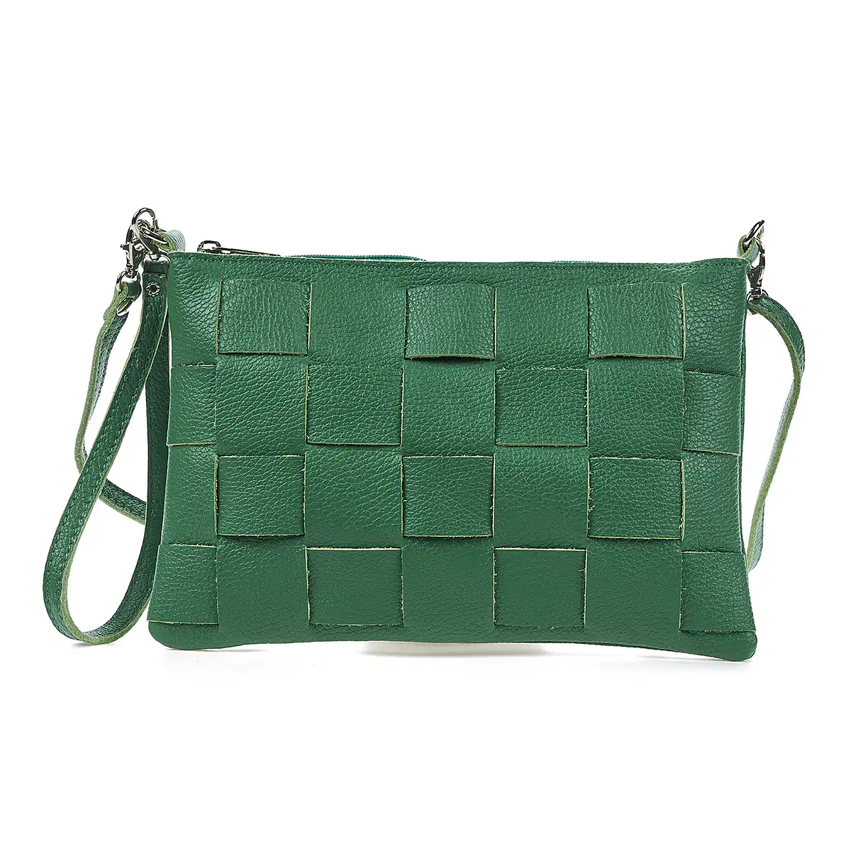 Sequoia Δερμάτινο σουέτ χιαστί τσαντάκι seq-16-1001 πράσινο