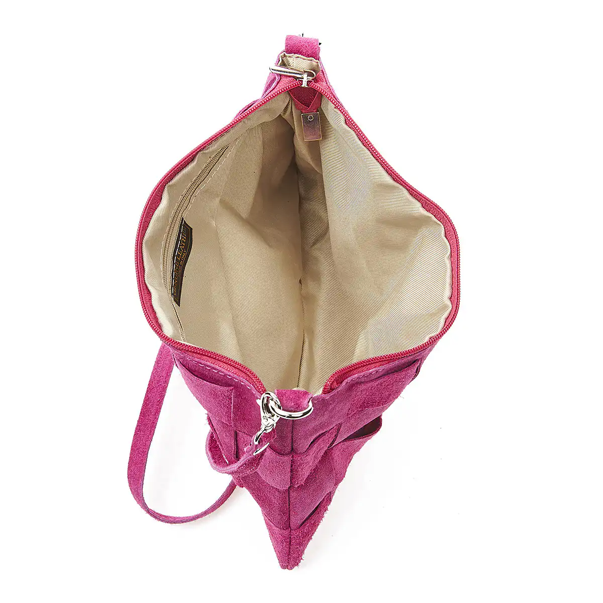 Sequoia Δερμάτινο σουέτ χιαστί τσαντάκι seq-16-1000 φούξ