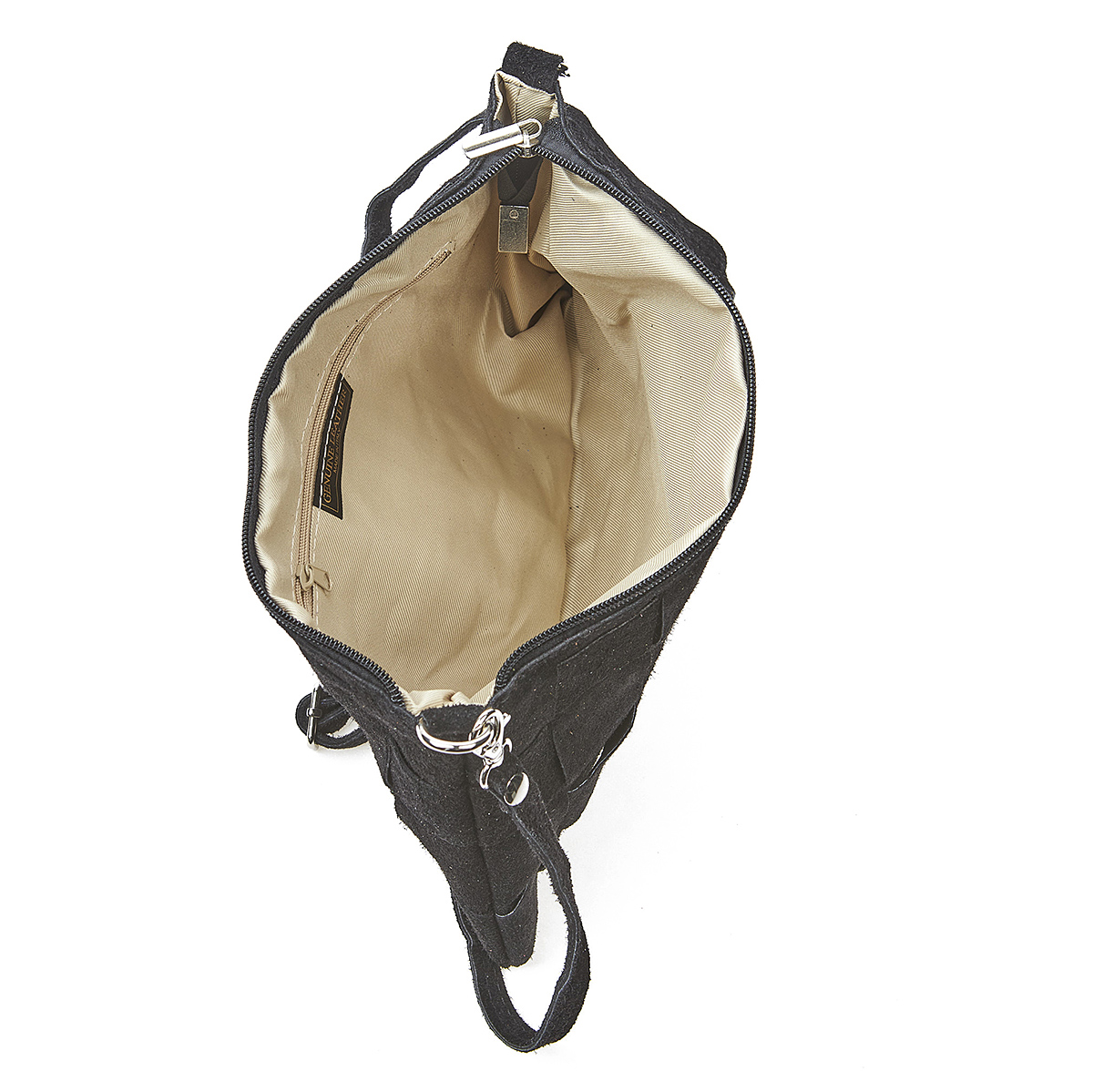 Sequoia Δερμάτινο χιαστί τσαντάκι seq-16-1001 Μαύρο