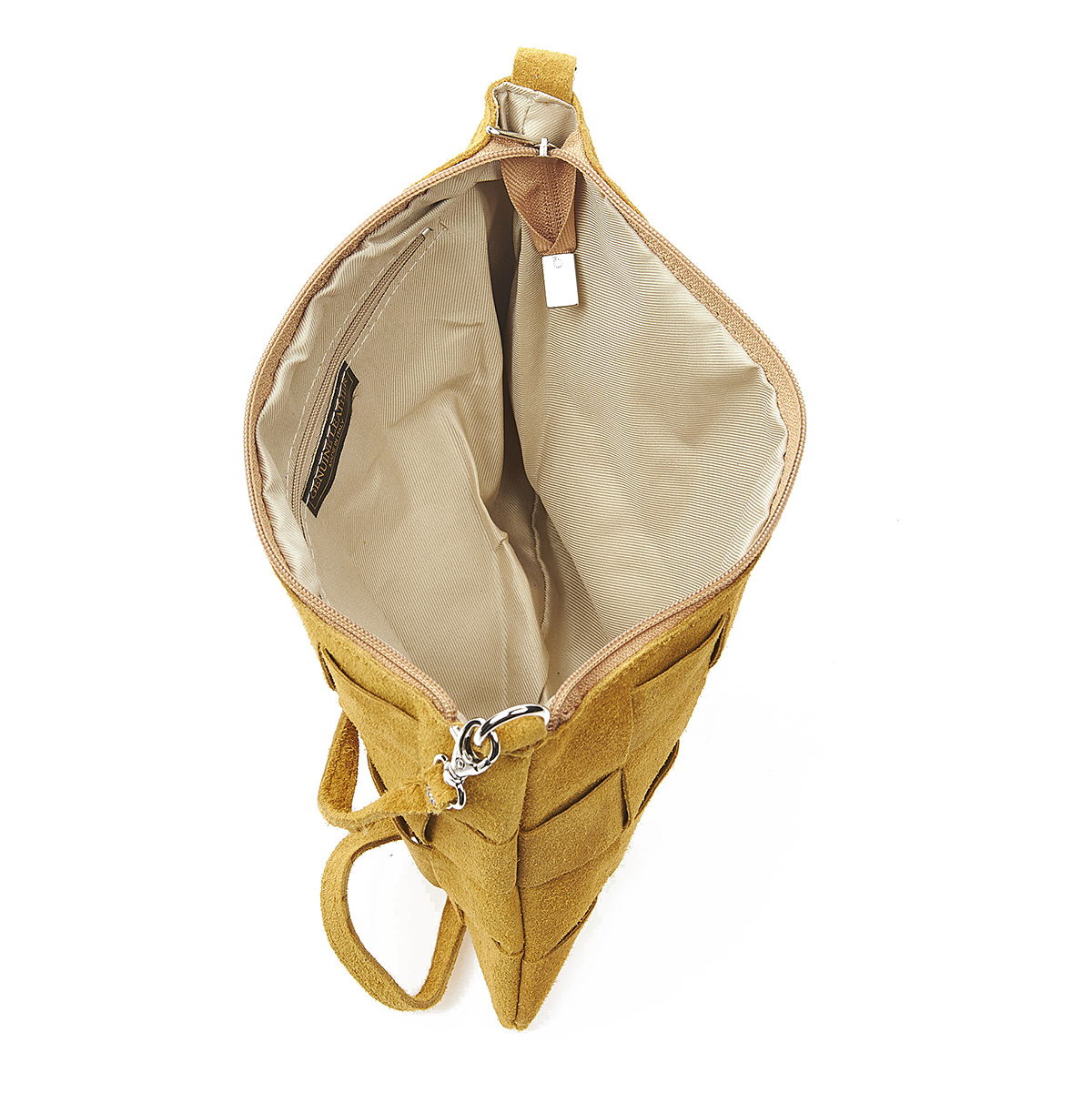 Sequoia Δερμάτινο σουέτ χιαστί τσαντάκι seq-16-1000 Kίτρινο Sequoia Δερμάτινο σουέτ χιαστί τσαντάκι seq-16-1000 Kίτρινο