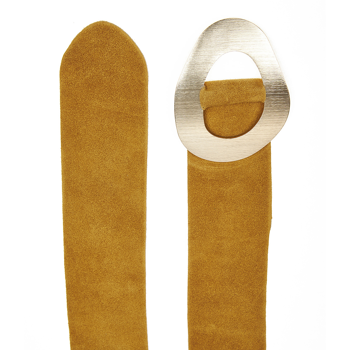 Sequoia Γυναικεία Δερμάτινη σουέτ ζώνη σε χρώμα κίτρινο Sequoia Γυναικεία Δερμάτινη σουέτ ζώνη σε χρώμα κίτρινο