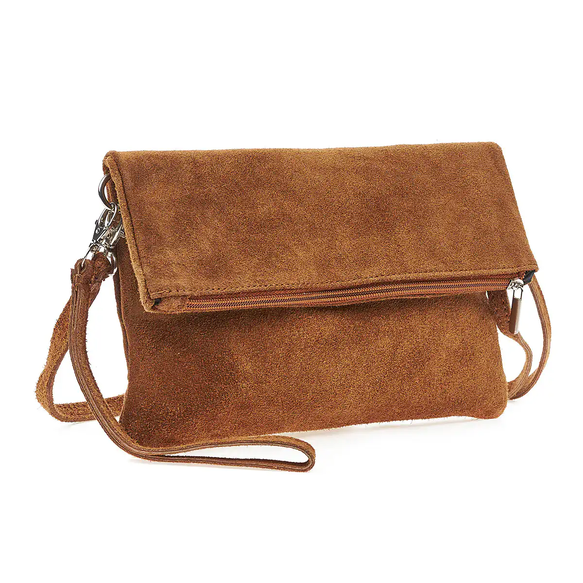 Sequoia Δερμάτινο σουέτ χιαστί τσαντάκι seq-16-1004 καφέ σκούρο Sequoia Δερμάτινο σουέτ χιαστί τσαντάκι seq-16-1004 καφέ σκούρο