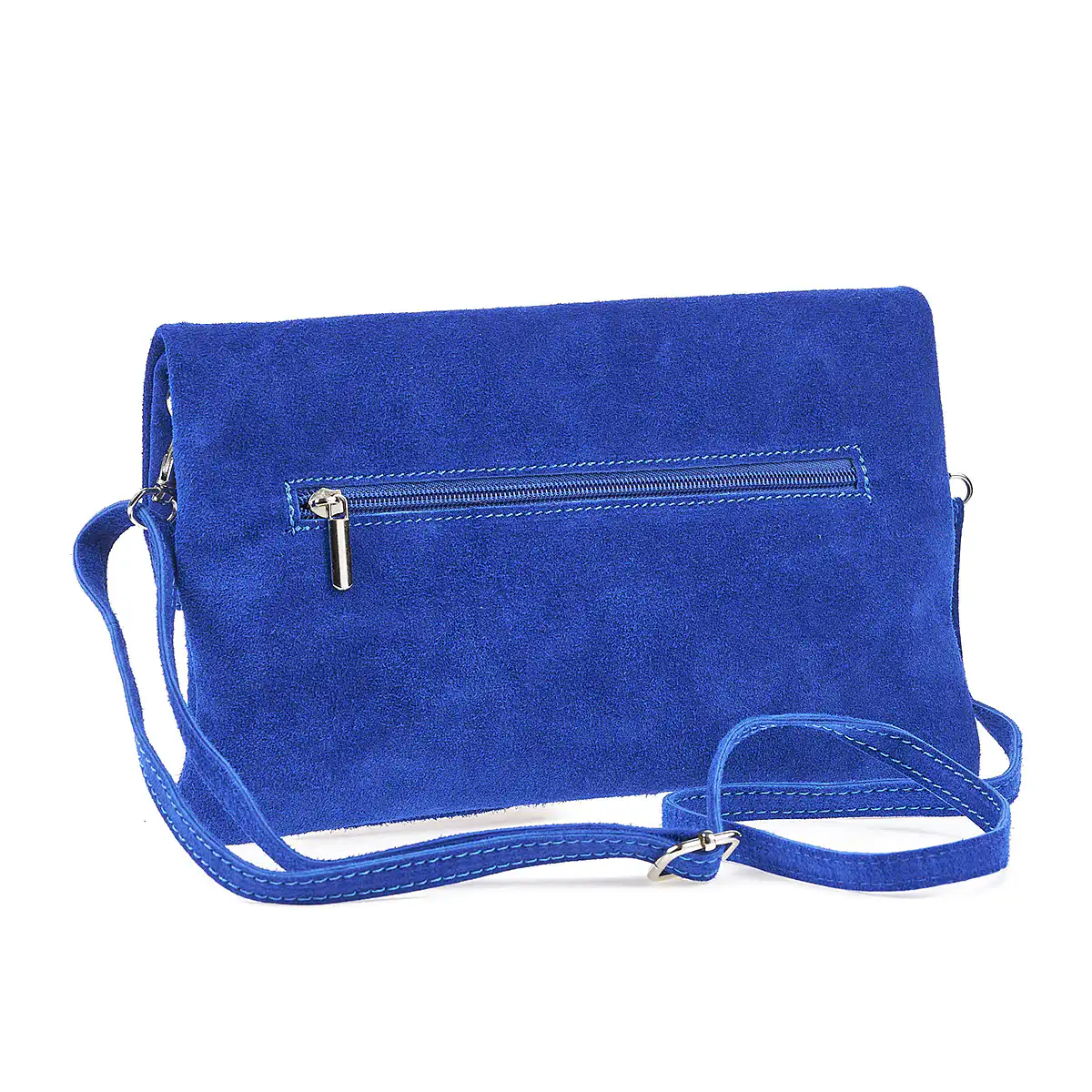 Sequoia Δερμάτινο σουέτ χιαστί τσαντάκι seq-16-1004 μπλε