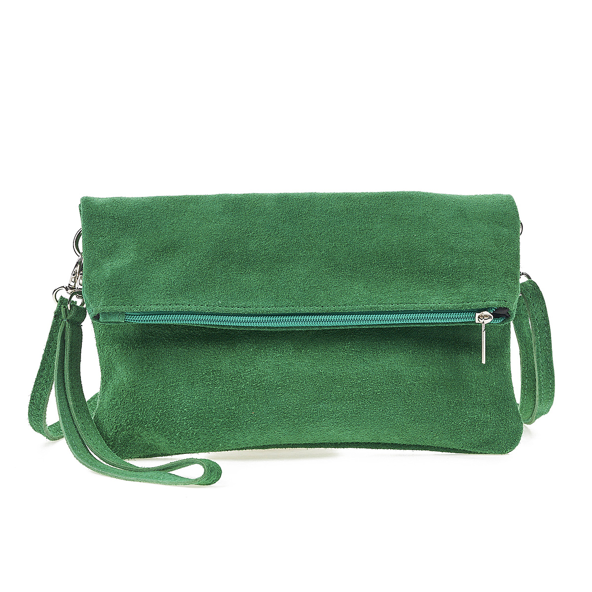 Sequoia Δερμάτινο σουέτ χιαστί τσαντάκι seq-16-1004 πράσινο Sequoia Δερμάτινο σουέτ χιαστί τσαντάκι seq-16-1004 πράσινο