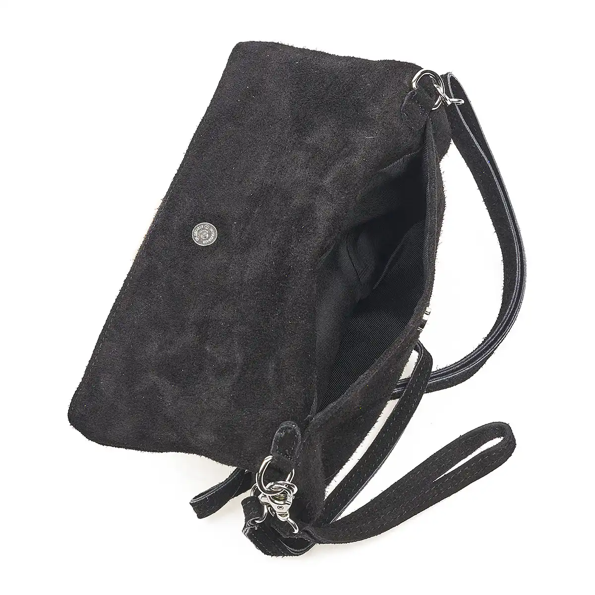 Sequoia Δερμάτινο σουέτ χιαστί τσαντάκι seq-16-1004 μαύρο