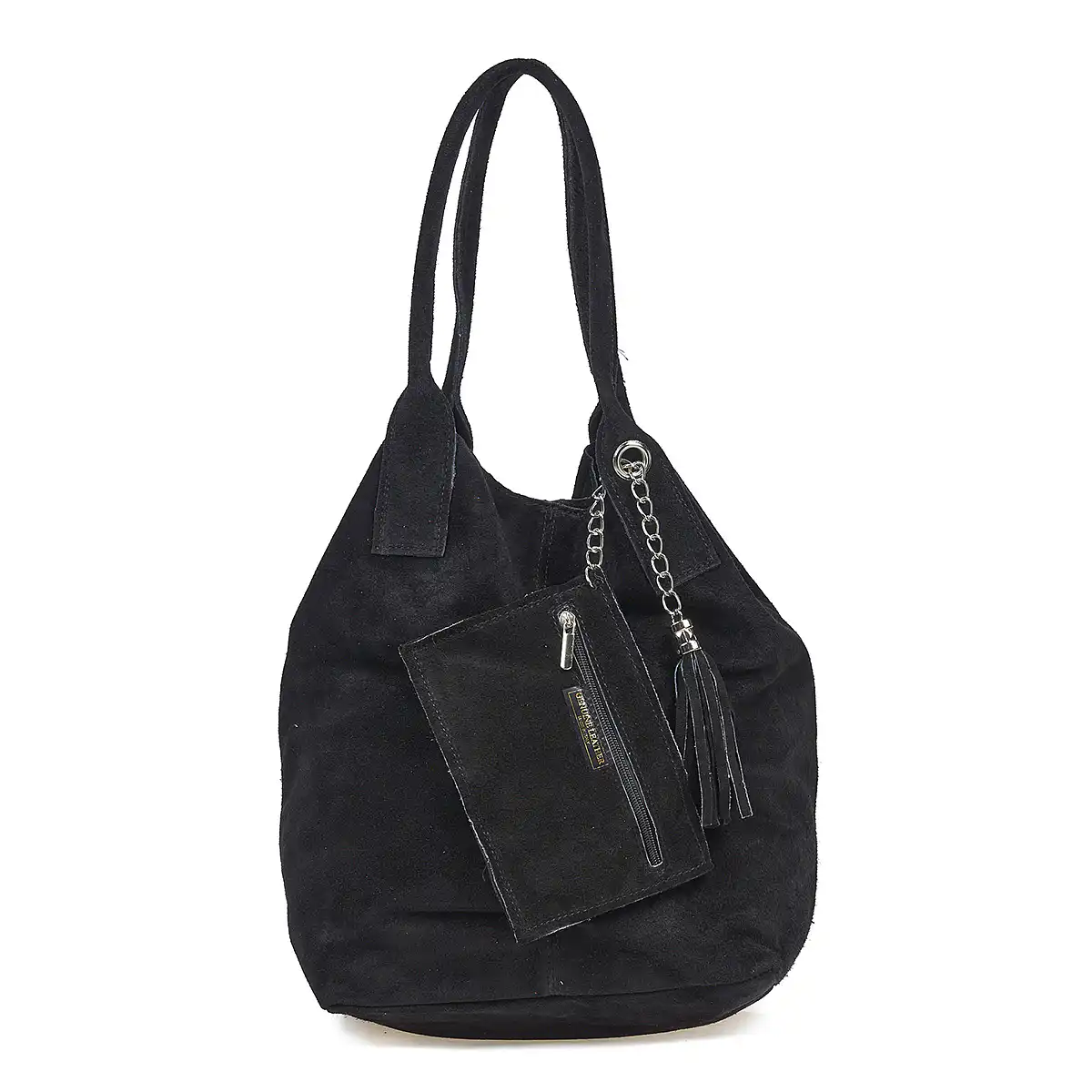 Sequoia Δερμάτινη Σουέτ Τσάντα Χειρός-Ώμου seq-16-1002 φουξ