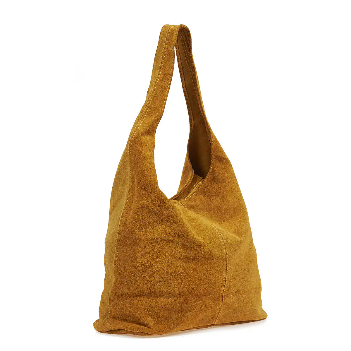 Sequoia Δερμάτινη Σουέτ Τσάντα Ώμου seq-16-1003 κίτρινο