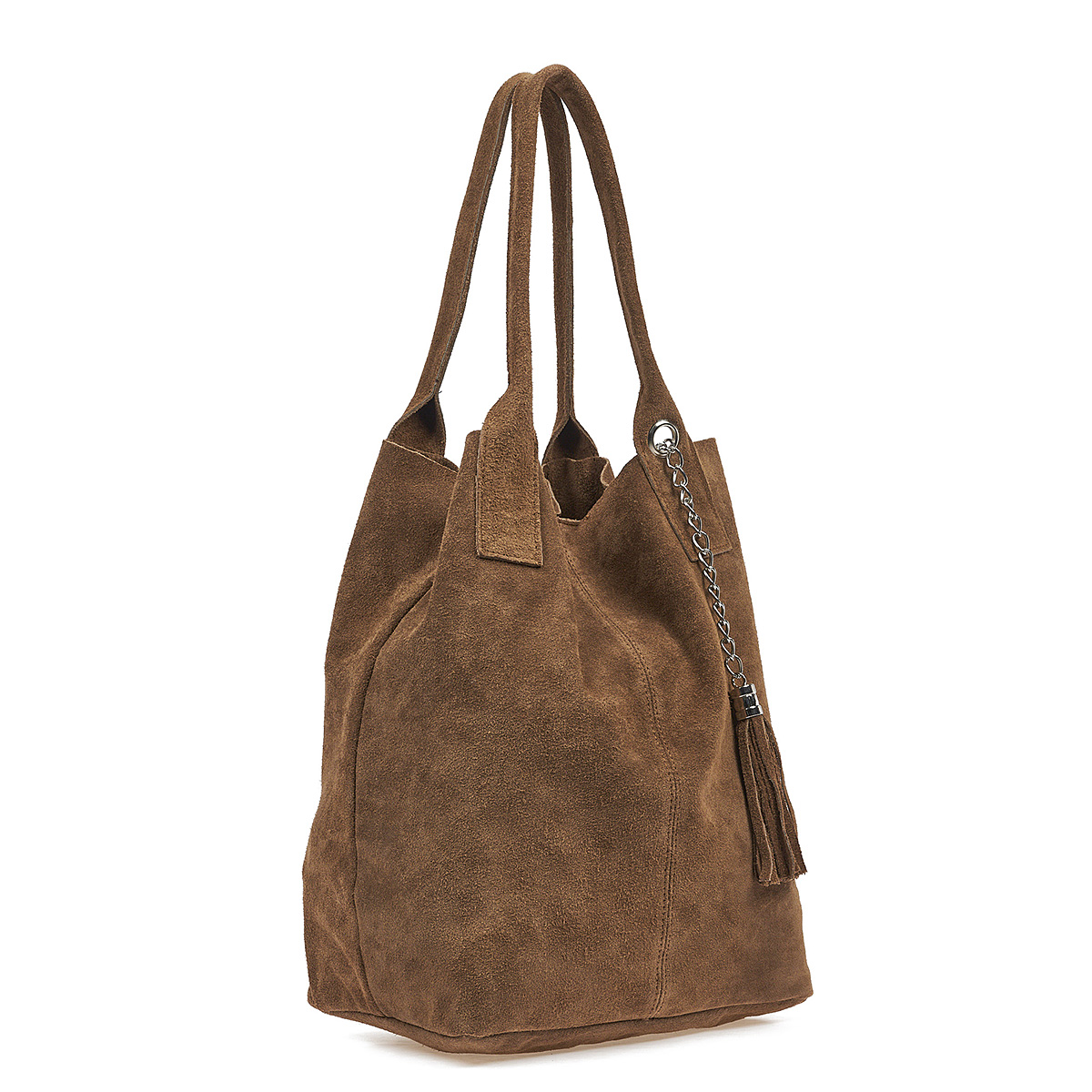 Sequoia Δερμάτινη Σουέτ Τσάντα Χειρός-Ώμου seq-16-1002 πούρου