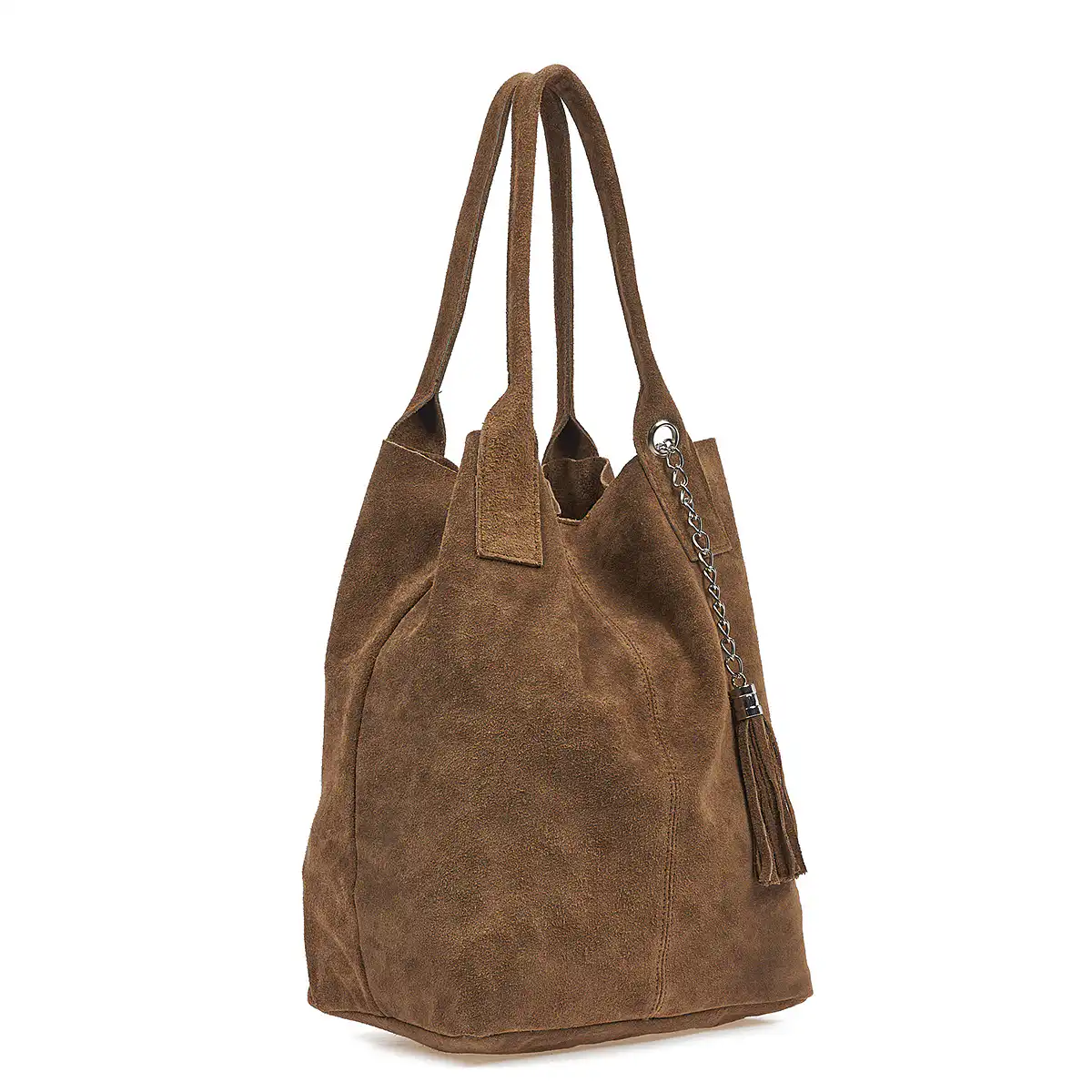 Sequoia Δερμάτινη Σουέτ Τσάντα Χειρός-Ώμου seq-16-1002 πούρου Sequoia Δερμάτινη Σουέτ Τσάντα Χειρός-Ώμου seq-16-1002 πούρου