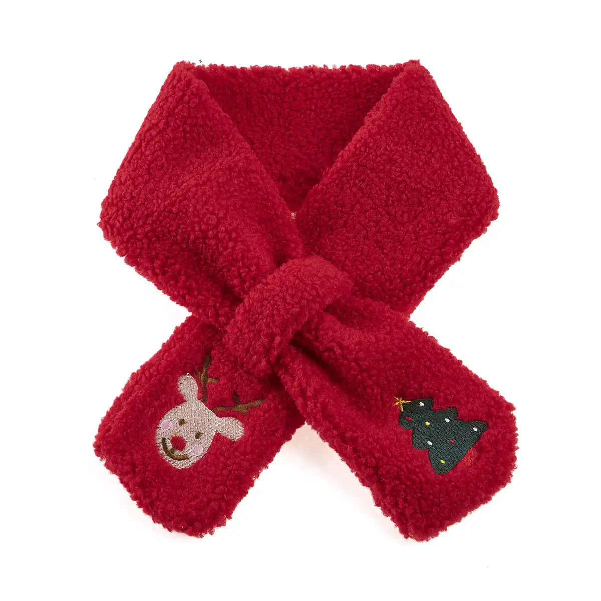 Χριστουγεννιάτικο παιδικό σετ σκουφί-κασκόλ-γάντια  LH-1 κόκκινο