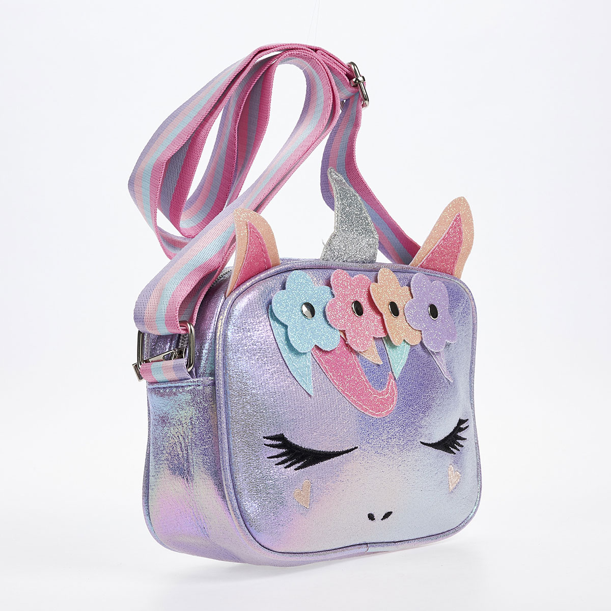 Παιδικό Χιαστί τσαντάκι Seven Icon ΧΧ527-1 Λιλά