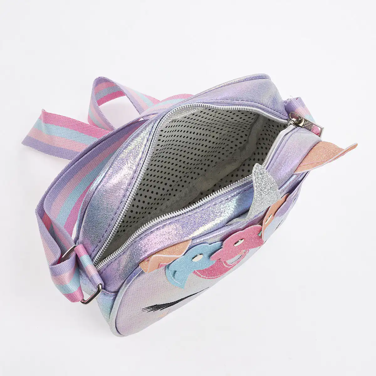 Παιδικό Χιαστί τσαντάκι Seven Icon ΧΧ527-1 Λιλά