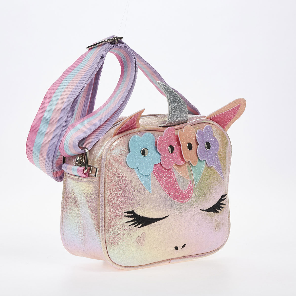 Παιδικό Χιαστί τσαντάκι Seven Icon ΧΧ527-1 Ροζ