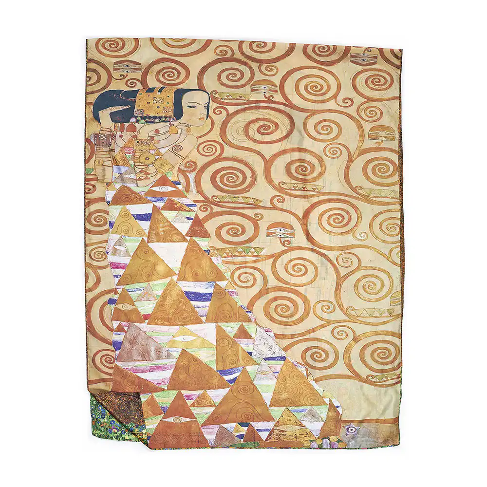 Sequoia Γυναίκειο τετράγωνο μαντήλι Frida Kalho με λουλούδια seq-06-01 70x70cm