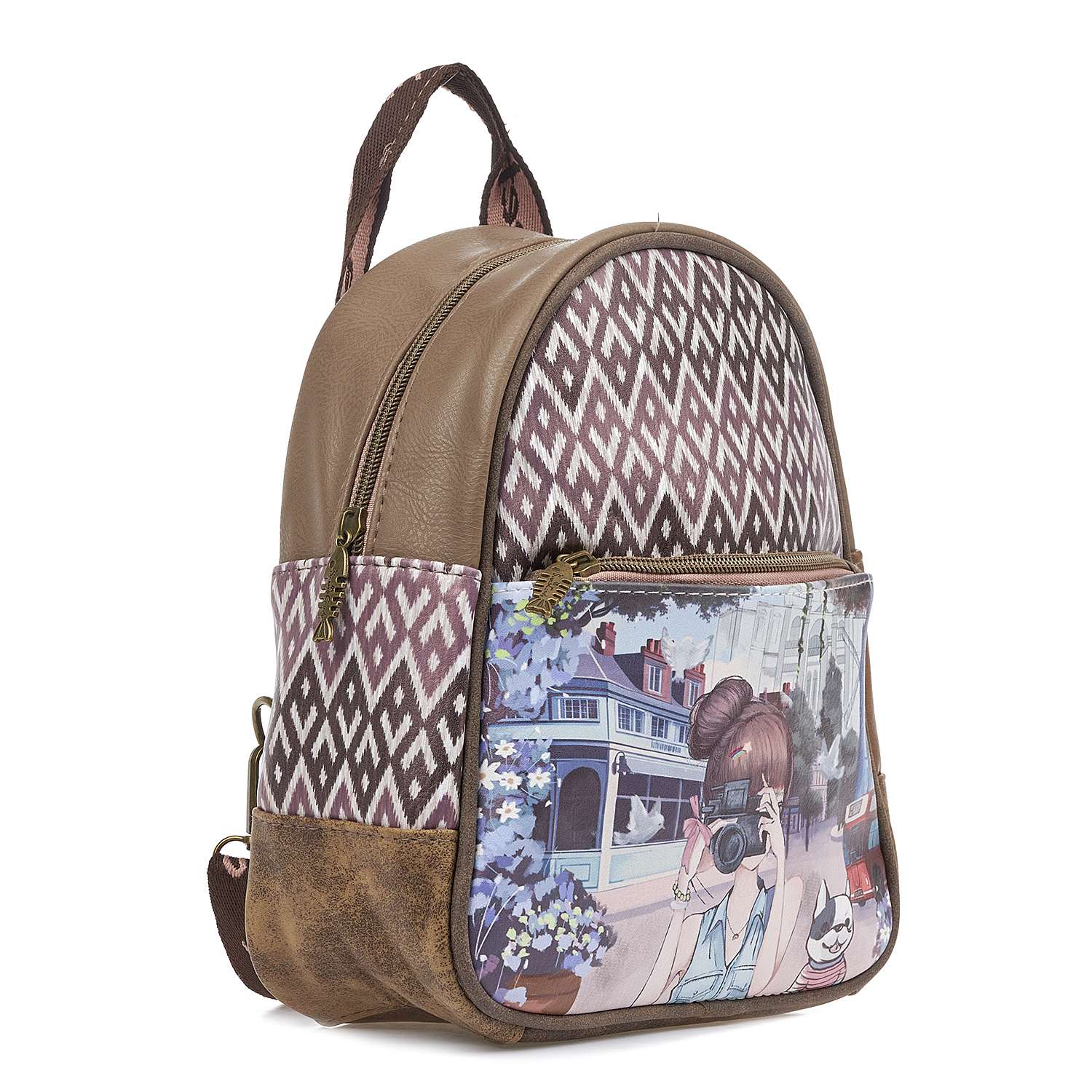 Γυναικεία Τσάντα Πλάτης Μικρού μεγέθους Sweet Candy CGCB840-11 autobus