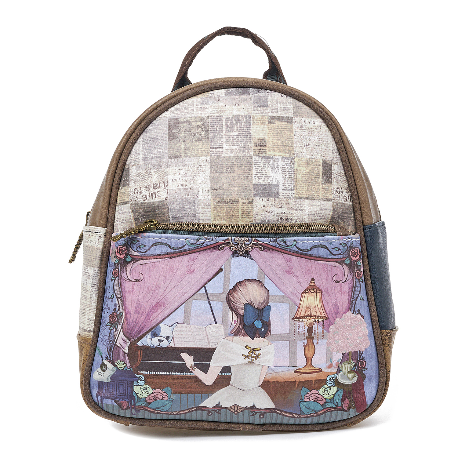 Γυναικεία Τσάντα Πλάτης Μικρού μεγέθους Sweet Candy CGCB840-11 piano Γυναικεία Τσάντα Πλάτης Μικρού μεγέθους Sweet Candy CGCB840-11 piano