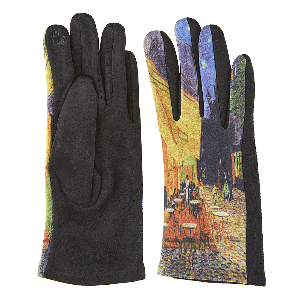 Sequoia Γυναικεία Γάντια one size Van Gogh Cafe Terrace at Night Κεραμιδι
