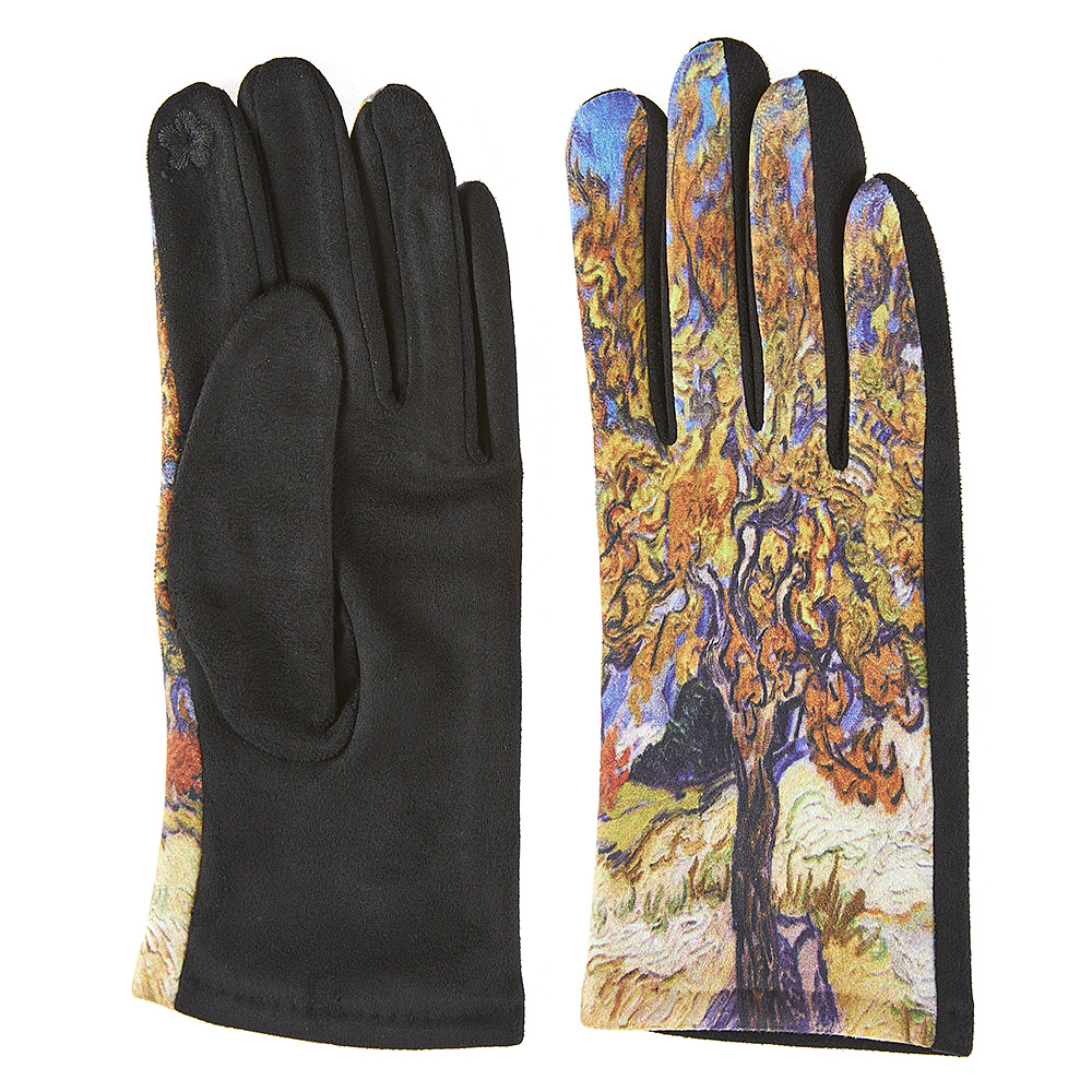 Sequoia Γυναικεία Γάντια one size  Gustave Klimt – The Tree of Life πορτοκαλι