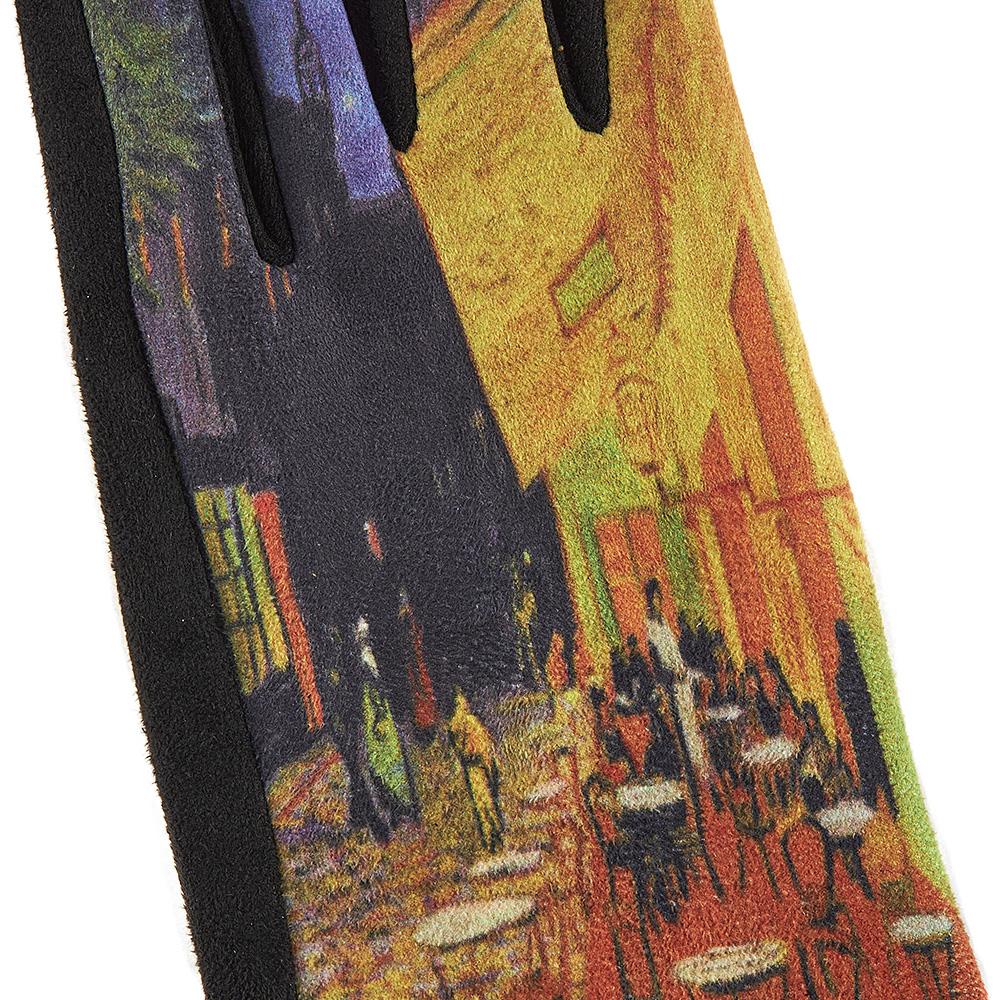 Sequoia Γυναικεία Γάντια one size Van Gogh Cafe Terrace at Night Κεραμιδι