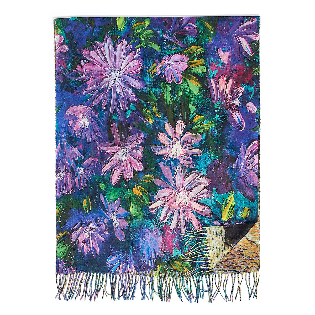 Sequoia Γυναικεία Πασμίνα Διπλής Όψης Van Gogh Cafe Terrace at Night 06-29 multi color