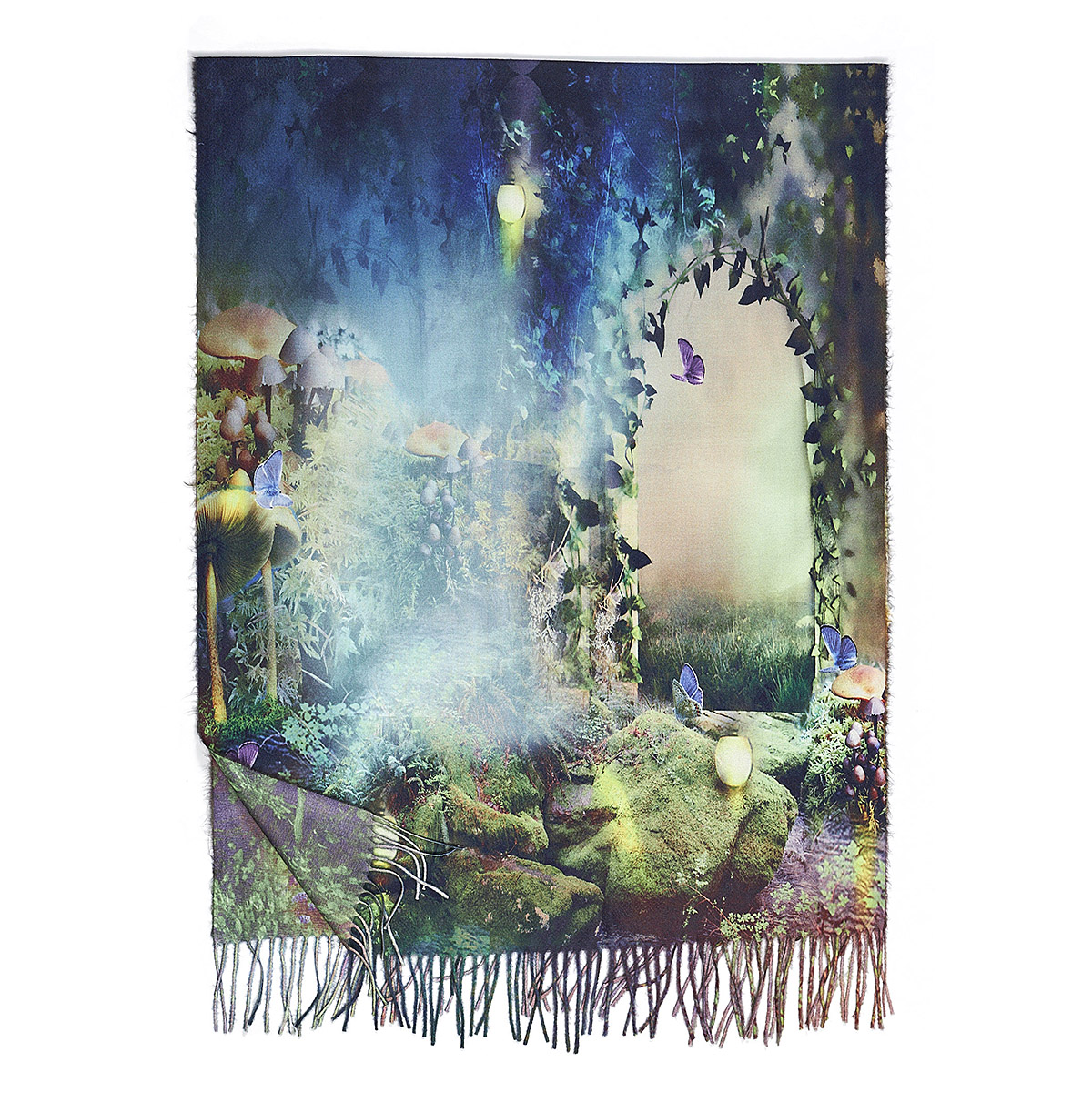 Sequoia Γυναικεία Πασμίνα Διπλής Όψης 06-23 multi color