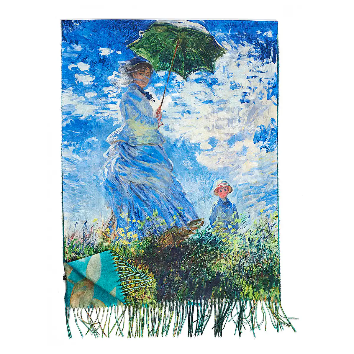 Sequoia Γυναικεία Πασμίνα Διπλής Όψης Frida kahlo 06-17 multi color