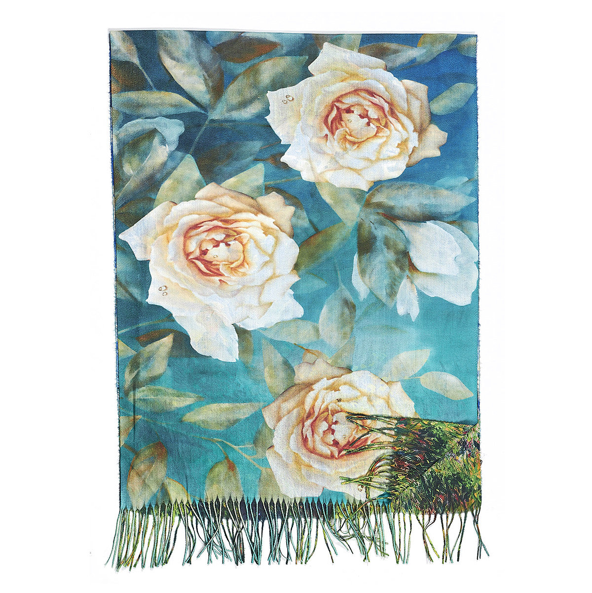 Sequoia Γυναικεία Πασμίνα Διπλής Όψης Claude Monet Woman With A Parasol multi color