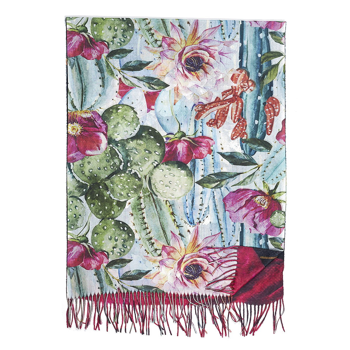 Sequoia Γυναικεία Πασμίνα Διπλής Όψης Frida kahlo 06-17 multi color