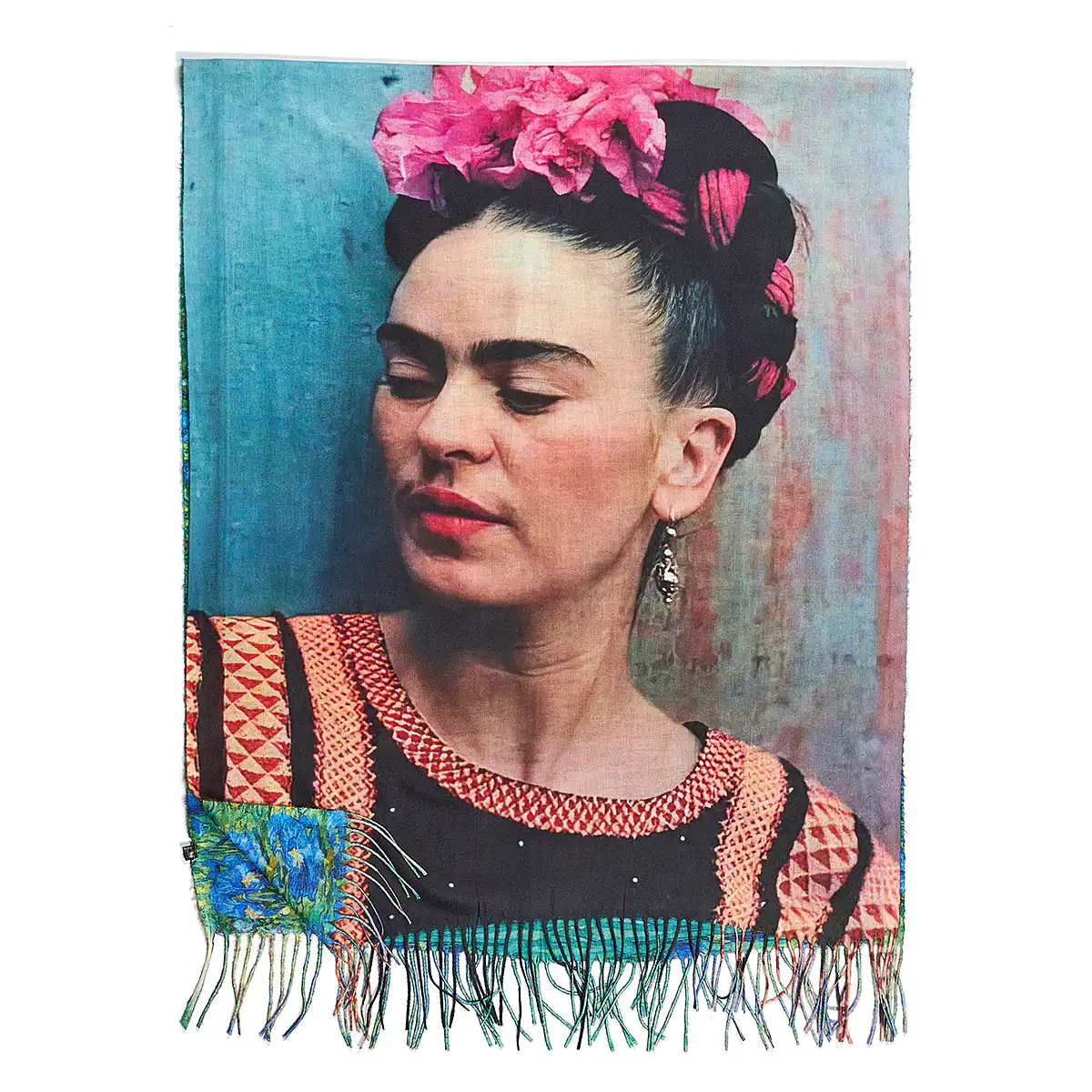 Sequoia Γυναικεία Πασμίνα Διπλής Όψης Frida kahlo 06-17 multi color