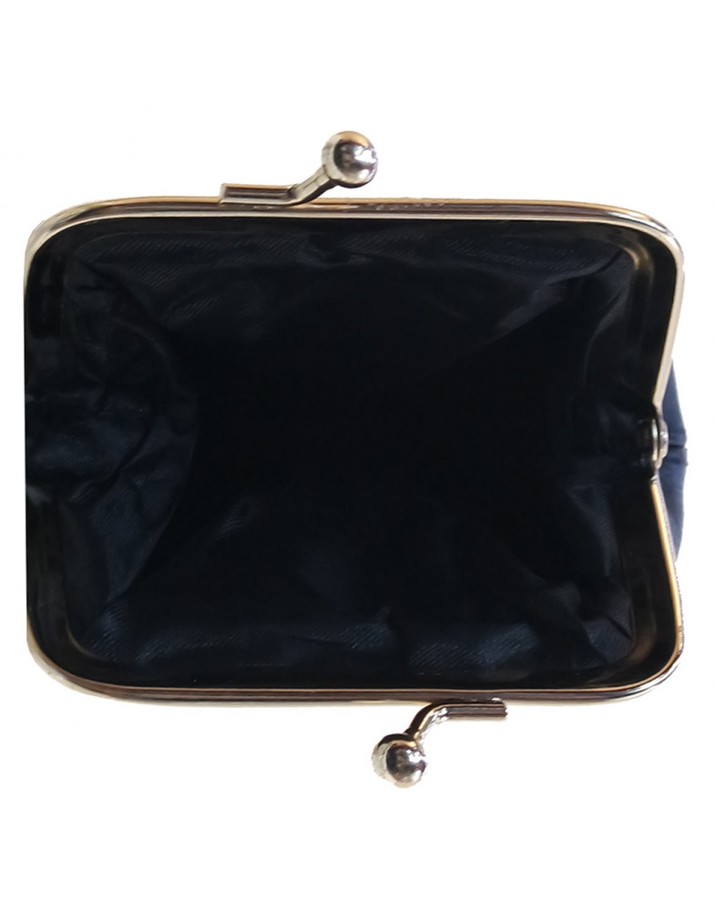 Sequoia δερμάτινο πορτοφόλι για κερματα με κλιπ 18-0001 black