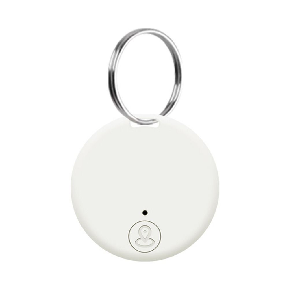 Mini Round Smart bluetooth GPS Tracker Για κατοικίδια, παιδιά, ηλικιωμένους, αποσκευές & πολύτιμα αντικείμενα white