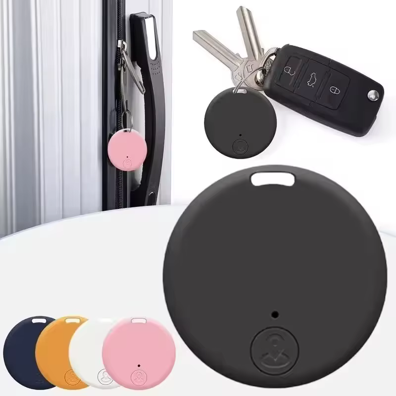 Mini Round Smart bluetooth GPS  Tracker Για κατοικίδια, παιδιά, ηλικιωμένους, αποσκευές & πολύτιμα αντικείμενα black