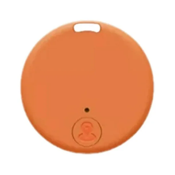 Mini Round Smart bluetooth GPS Tracker Για κατοικίδια, παιδιά, ηλικιωμένους, αποσκευές & πολύτιμα αντικείμενα orange
