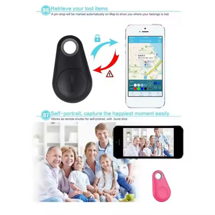 Mini Smart Bluetooth GPS Tracker Για κατοικίδια, παιδιά, ηλικιωμένους, αποσκευές & πολύτιμα αντικείμενα green