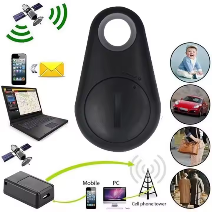 Mini Smart Bluetooth GPS Tracker Για κατοικίδια, παιδιά, ηλικιωμένους, αποσκευές & πολύτιμα αντικείμενα green