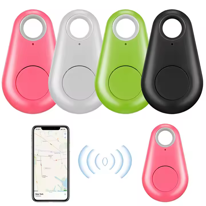 Mini Smart Bluetooth GPS Tracker Για κατοικίδια, παιδιά, ηλικιωμένους, αποσκευές & πολύτιμα αντικείμενα red