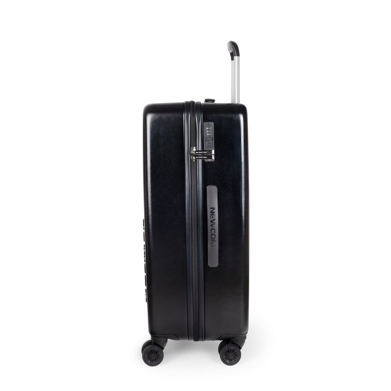 Βαλίτσα σκληρή  Newcom (ABS+PC) μεσαία N1490/60 μαύρο