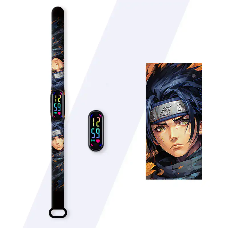 Παιδικό Αδιάβροχο Ρολόι Naruto με οθόνη Led AG-048 Μαύρο Παιδικό Αδιάβροχο Ρολόι Naruto με οθόνη Led AG-048 Μαύρο