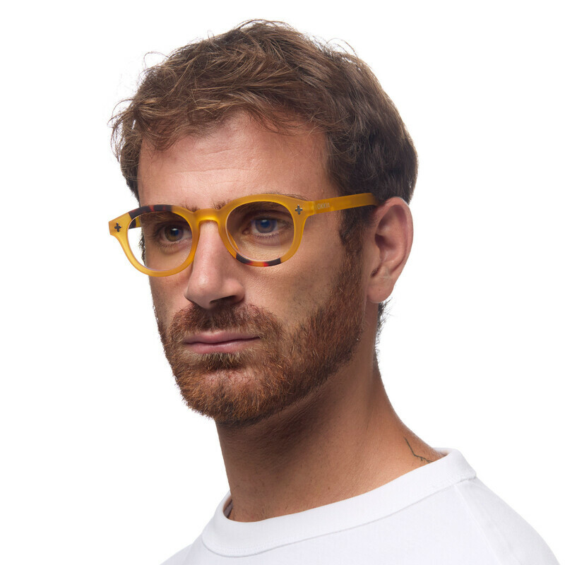 Okkia Milano blue light Reading Glasses blue light Yellow