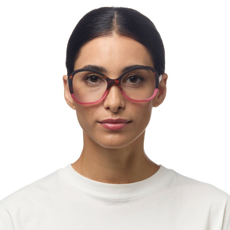 Okkia Verona reading glasses Havana Pink