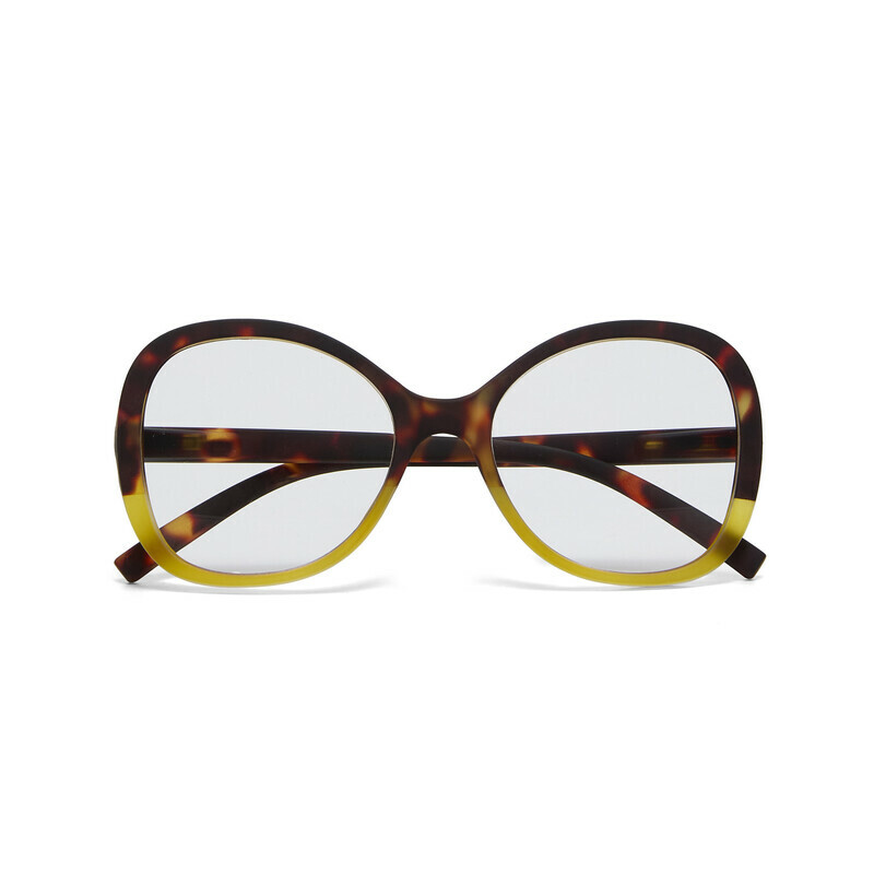 Okkia Verona reading glasses Havana Yellow