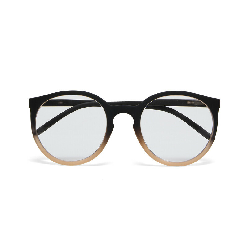Okkia Bologna reading glasses Black Shaded Rose