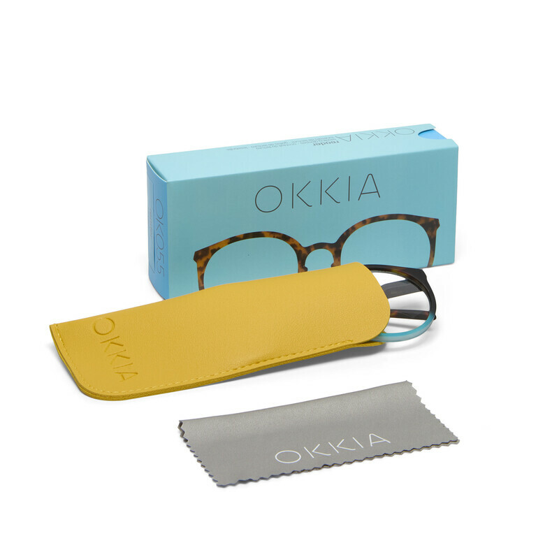 Okkia Bologna reading glasses Classic Havana