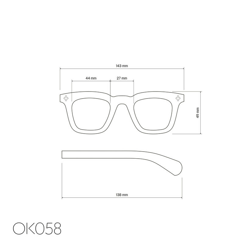 Okkia Firenze reading glasses OK058Y3H Yellow
