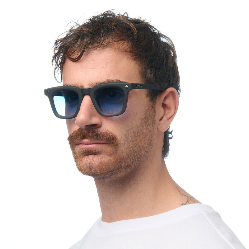 Okkia γυαλιά ηλίου Firenze Havana black (blue lenses)