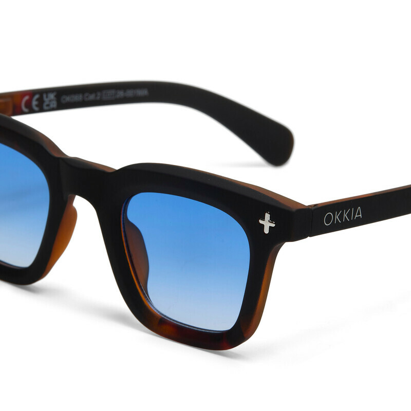 Okkia γυαλιά ηλίου Firenze Havana black (blue lenses)