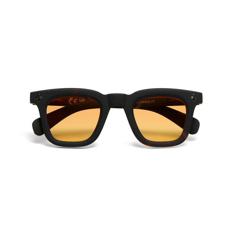 Okkia γυαλιά ηλίου Firenze Havana Black (yellow lenses)