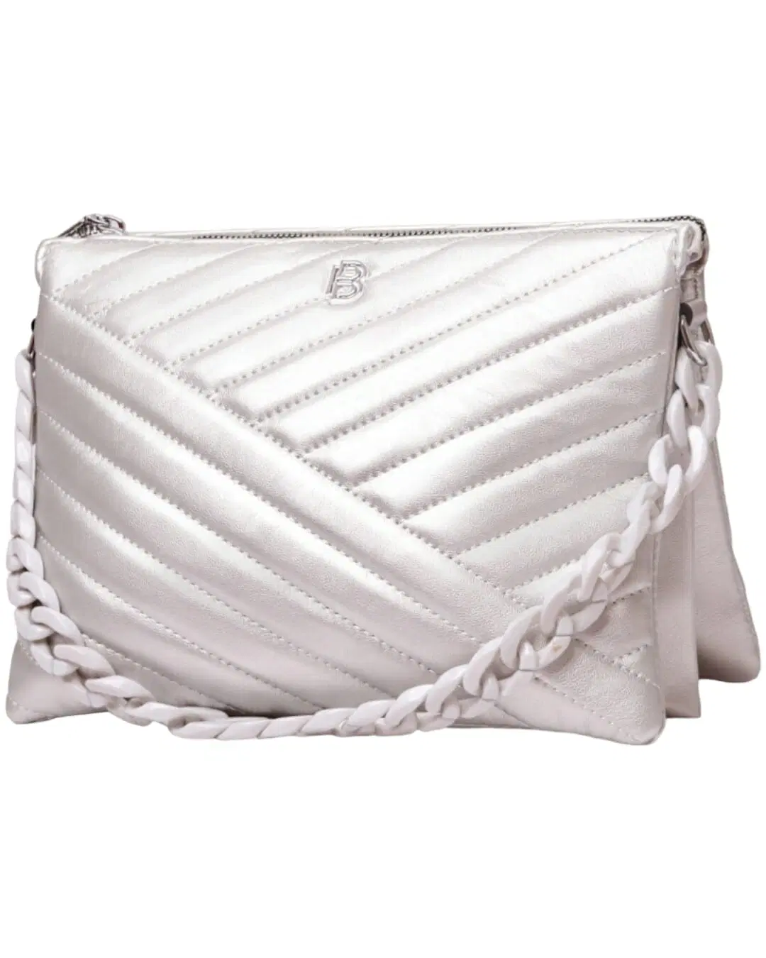 Τσαντα χειρός 9033-4 – Ασημί Τσαντα χειρός 9033-4 – Ασημί